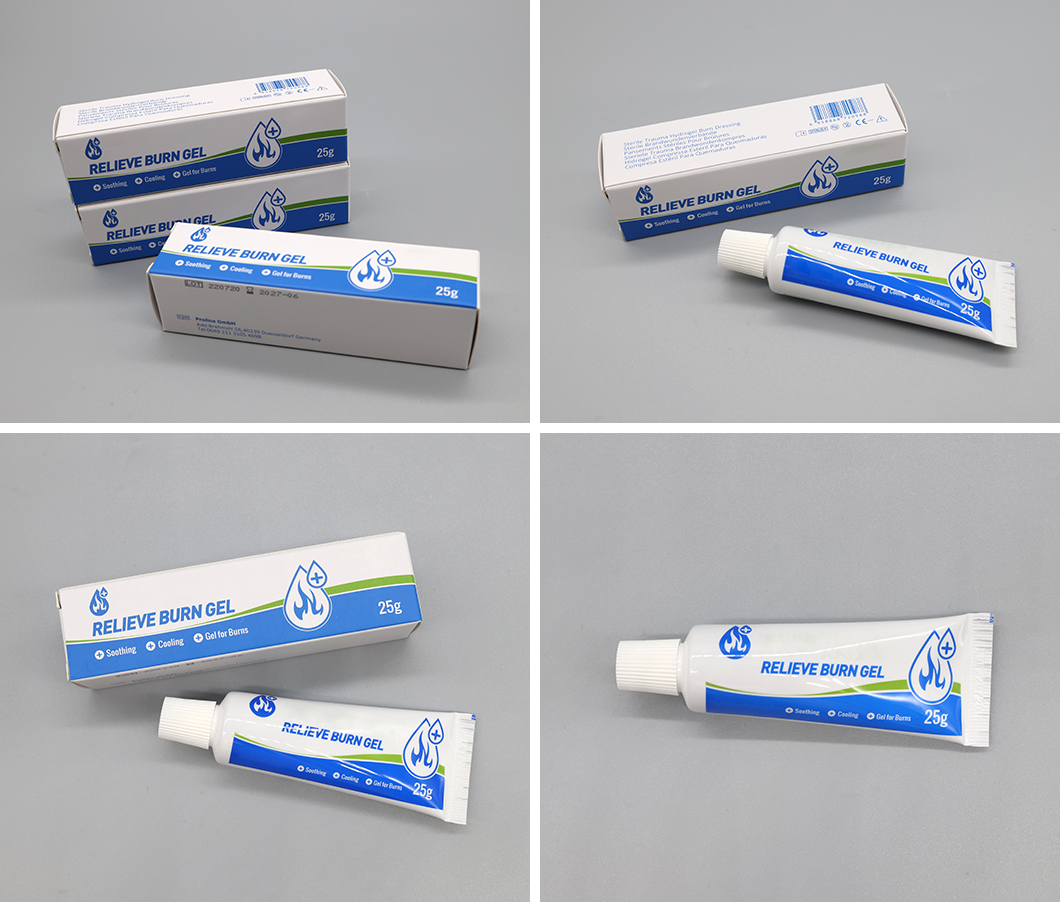 soulager les brûlures avec le gel