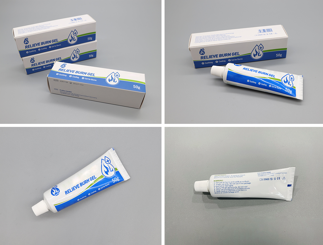 soulager les brûlures avec le gel