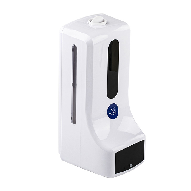 Thermomètre de distributeur de savon automatique de désinfectant pour les mains à infrarouge numérique