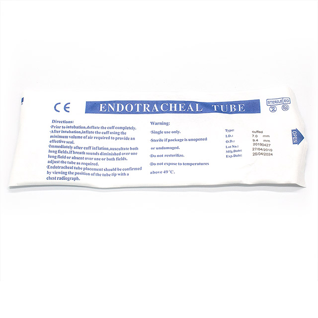 Tube endotrachéal ET oral en PVC à ballonnet avec toutes les tailles