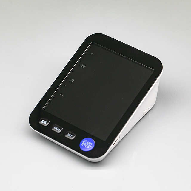 Grand écran numérique LCD, appareil BP, moniteur automatique de pression artérielle pour le haut du bras