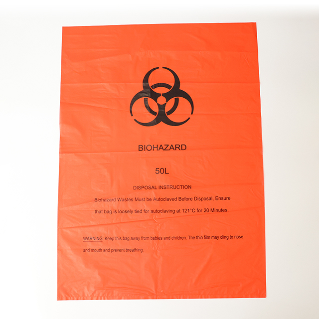 Sac de collecte des déchets infectieux Biohazard Sac Biohazard