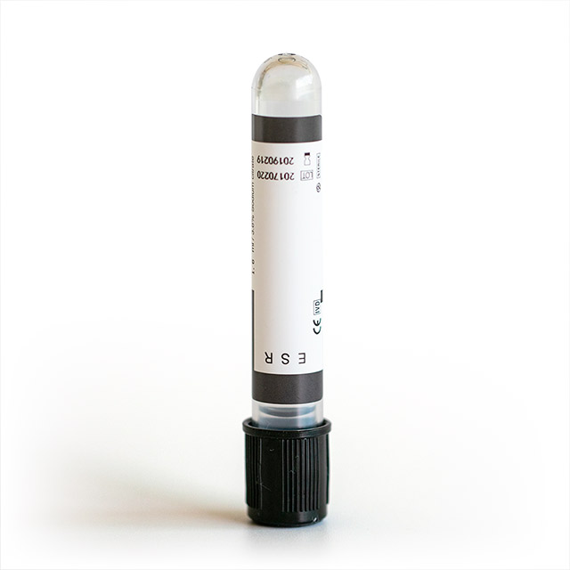 Tube de prélèvement sanguin sous vide pour test d'échantillon de sang en laboratoire