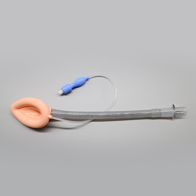 Masque laryngé réutilisable en silicone renforcé pour voies respiratoires