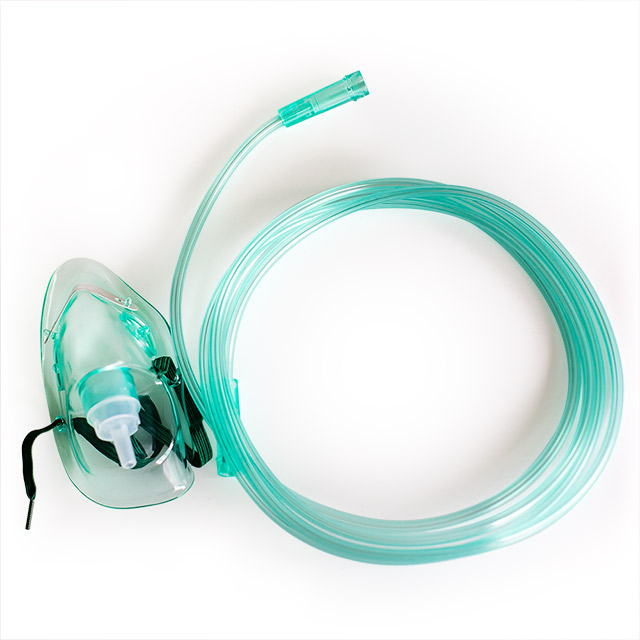 Masque à oxygène pédiatrique adulte jetable médical en PVC
