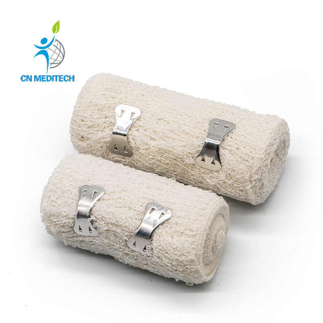 Bandage de crêpe médical doux à haute élasticité OEM de vente chaude