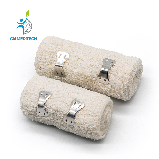 Bandage de crêpe médical doux à haute élasticité OEM de vente chaude