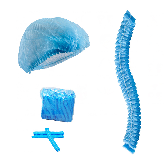 Casquette à clip respirante bouffante non tissée jetable en polypropylène
