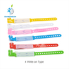 Bande d'identification de bracelets d'identification de patient d'insertion jetable de PVC