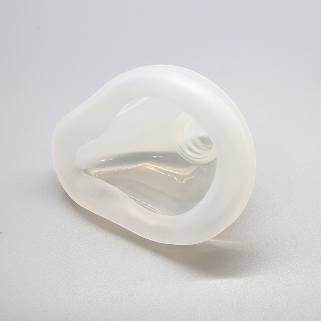 Masque respiratoire transparent d'anesthésie transparente en silicone réutilisable médical