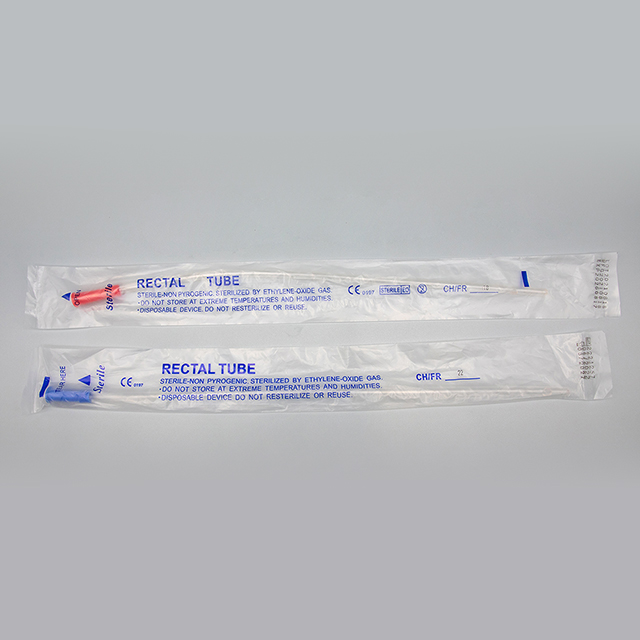 Tube rectal jetable en PVC pour gastroentérologie médicale