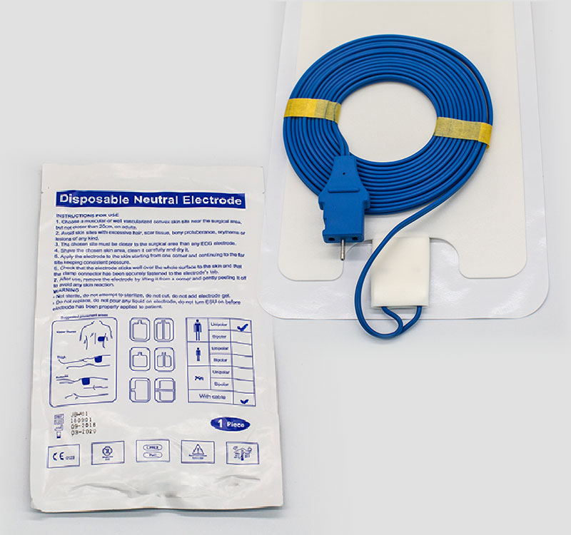 Plaque de mise à la terre électrochirurgicale jetable ESU du fabricant