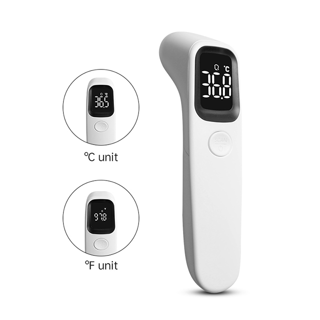 Thermomètre domestique de fièvre numérique infrarouge sans contact de haute qualité pour bébé et adulte