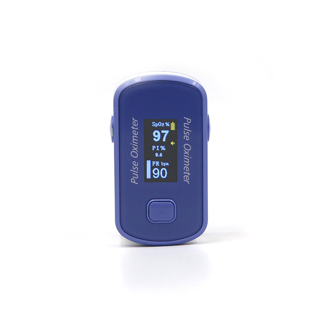 Oxymètre de pouls du bout des doigts SpO2 PR PI Blood Oxygen Monitor avec écran TFT