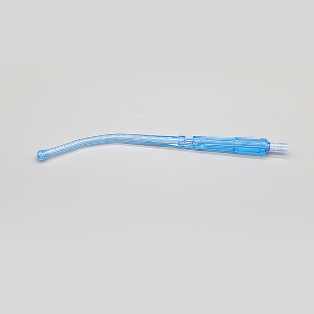 Tube de connexion d'aspiration Yankauer jetable avec poignée à pointe simple