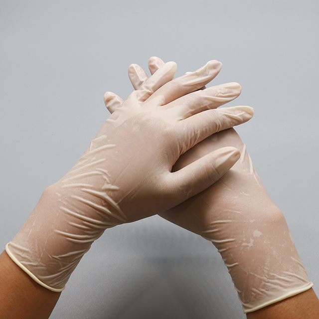 Gant d'examen en latex stérile sans poudre de haute qualité à usage unique