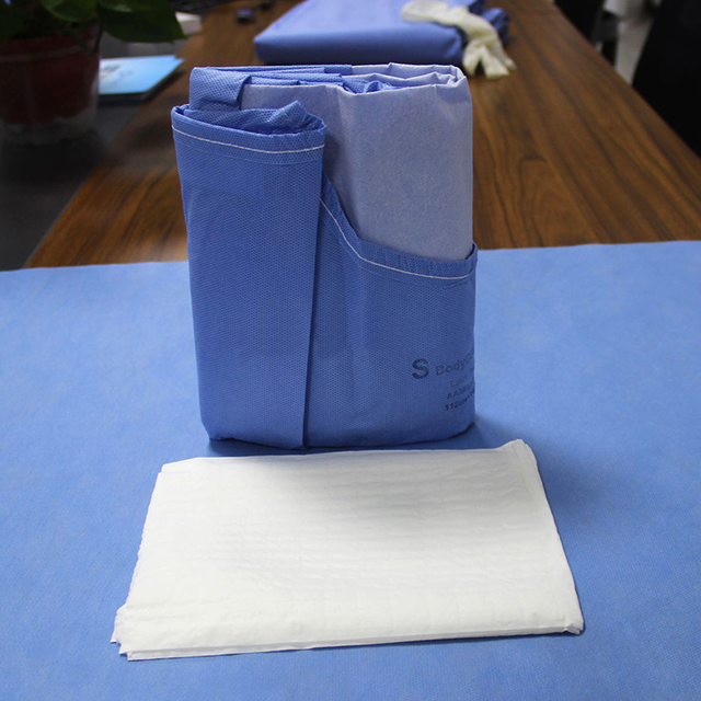 Blouse chirurgicale renforcée jetable médicale étanche SMS