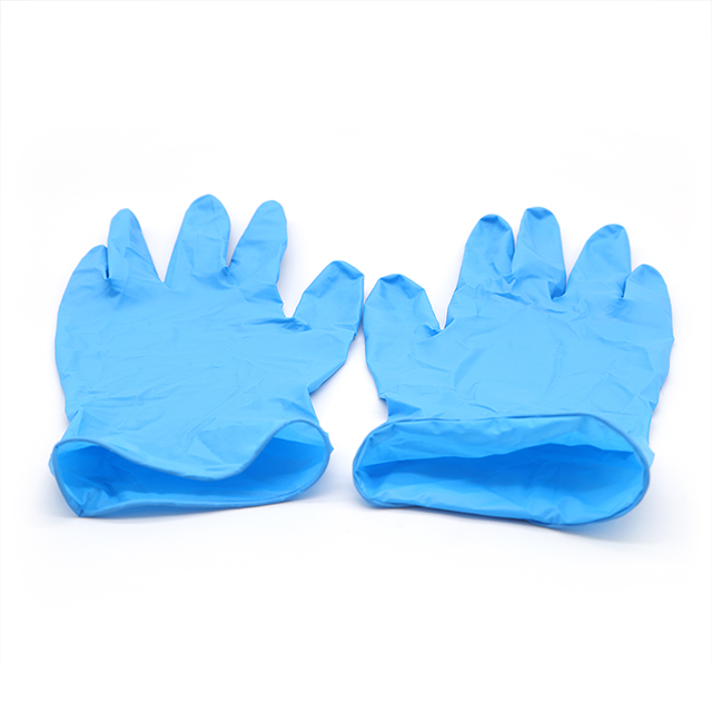 Gant en nitrile jetable en poudre ou sans poudre