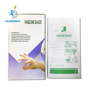 Écouvillons stériles jetables de gaze de paraffine de coton de 100% pour l'usage médical