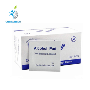 Tampons-écouvillons d'alcool stériles non tissés jetables, lingettes pour injections