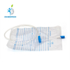 Sac de collecte d'urine à valve poussoir pour adulte jetable