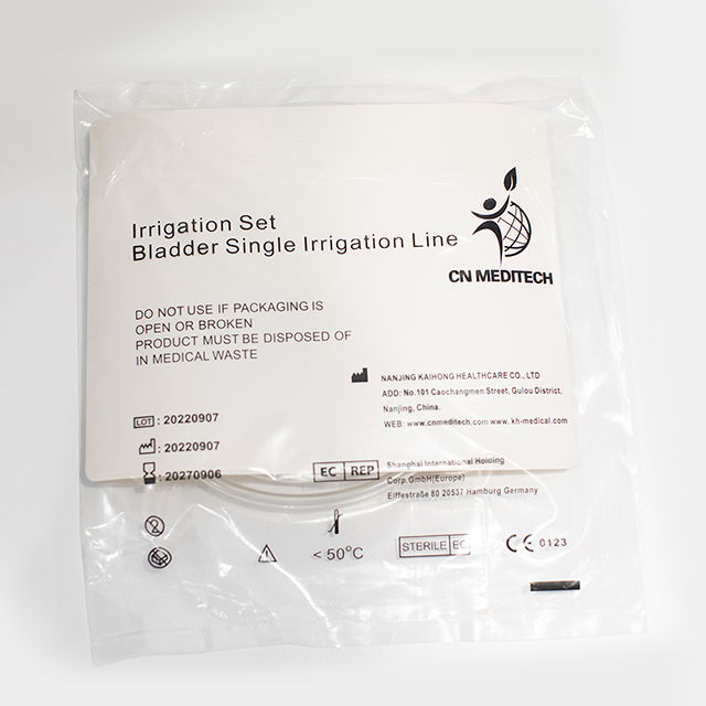 Ensemble de tubes d'irrigation de vessie chirurgicale jetable