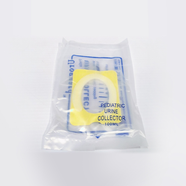 Sac pédiatrique jetable de collection d'urine du nourrisson 100ml stérile