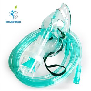 Masque nébuliseur pédiatrique jetable médical avec tube à oxygène