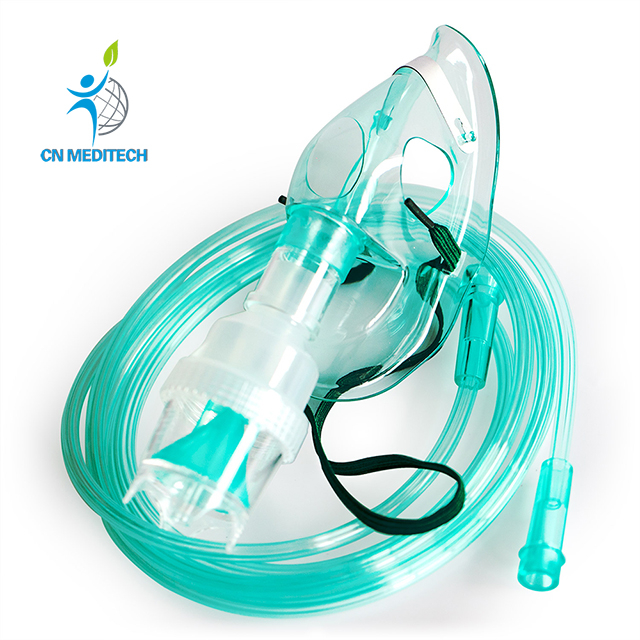 Masque nébuliseur pédiatrique jetable médical avec tube à oxygène