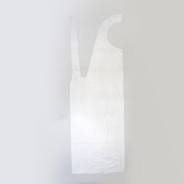 Tablier PE imperméable jetable en PEHD/LDPE