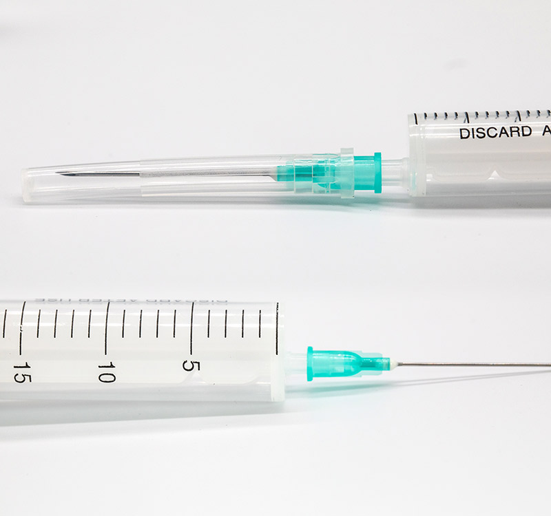 Seringue 800-Deux parties