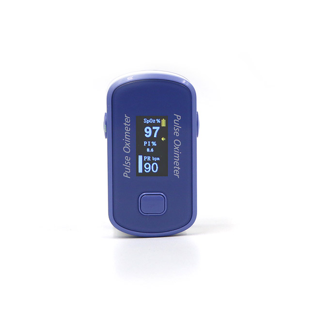 Oxymètre de pouls du bout des doigts SpO2 PR PI Blood Oxygen Monitor avec écran TFT