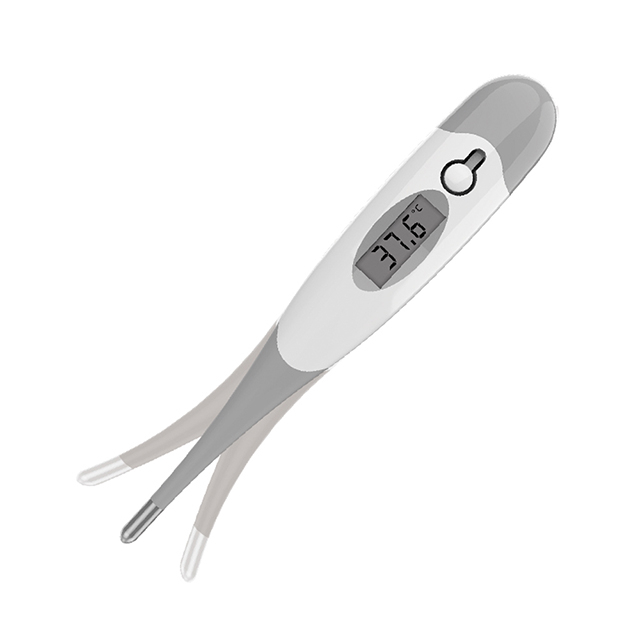 Thermomètre vétérinaire numérique à lecture rapide et à pointe flexible