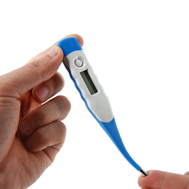 Thermomètre numérique à pointe flexible de 60 secondes de qualité médicale pour la fièvre