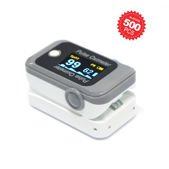 Oxymètre de pouls du bout des doigts Bluetooth étanche SpO2 numérique en stock pour la vérification de la santé à domicile