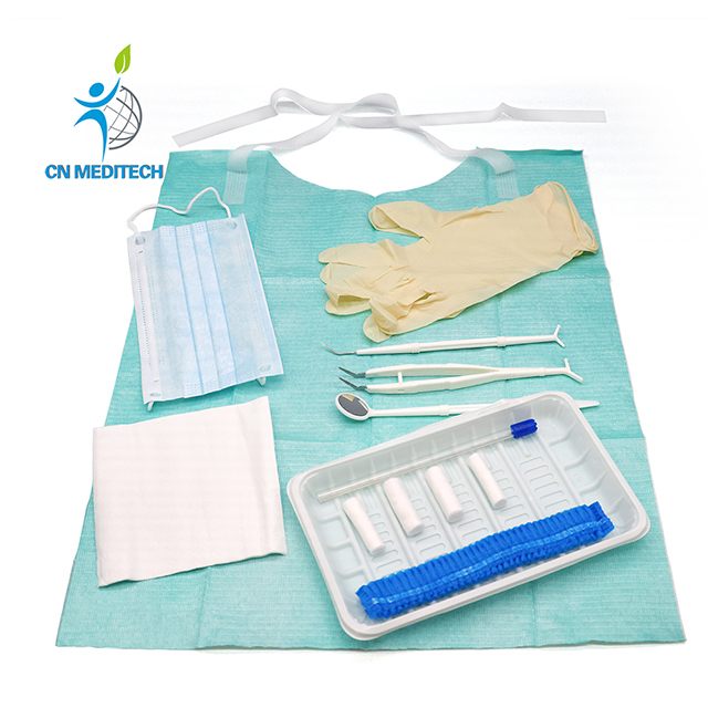 Kit d'examen dentaire Kit d'instruments dentaires jetables