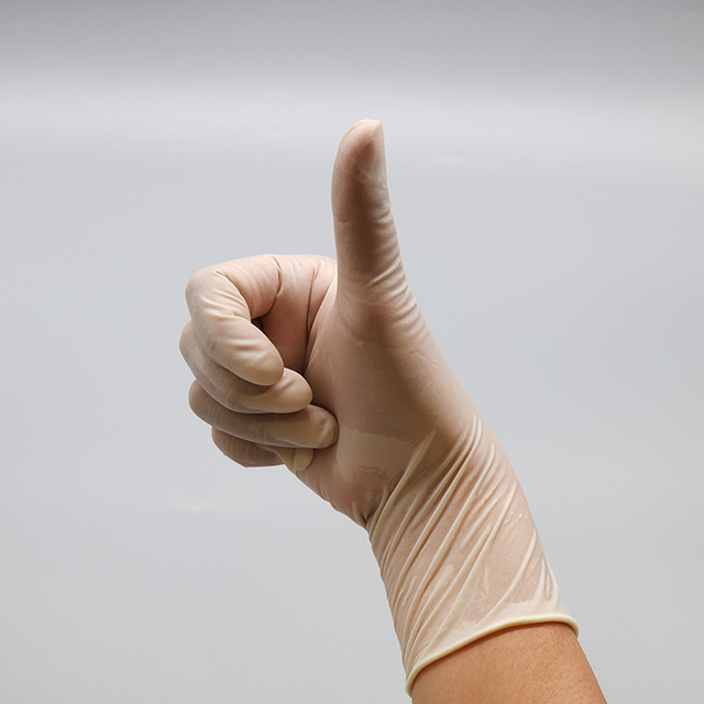 Gant d'examen en latex stérile sans poudre de haute qualité à usage unique