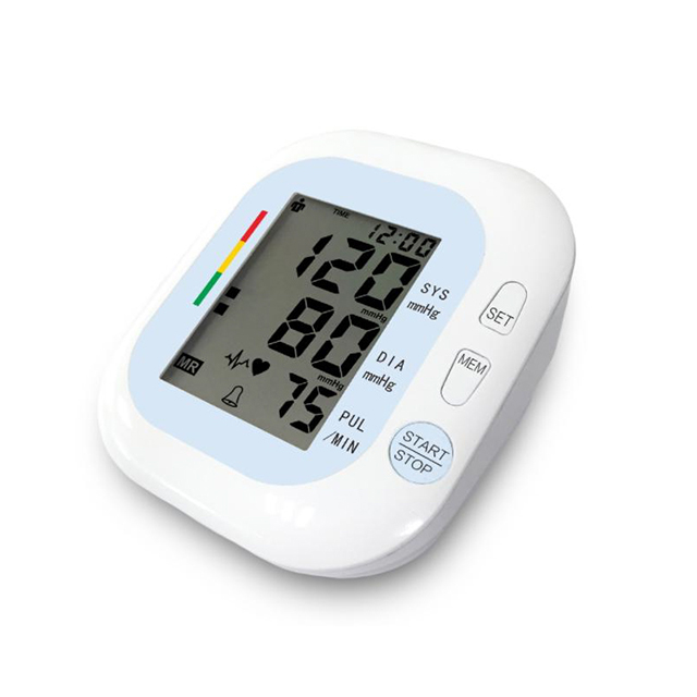 Meilleure machine de tensiomètre à domicile de type bras avec affichage numérique LCD de 3,5 pouces