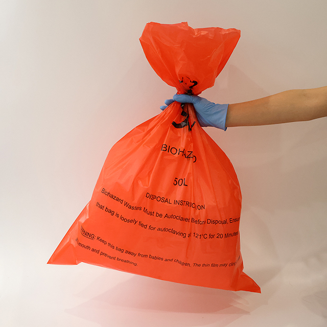 Sac de collecte des déchets infectieux Biohazard Sac Biohazard
