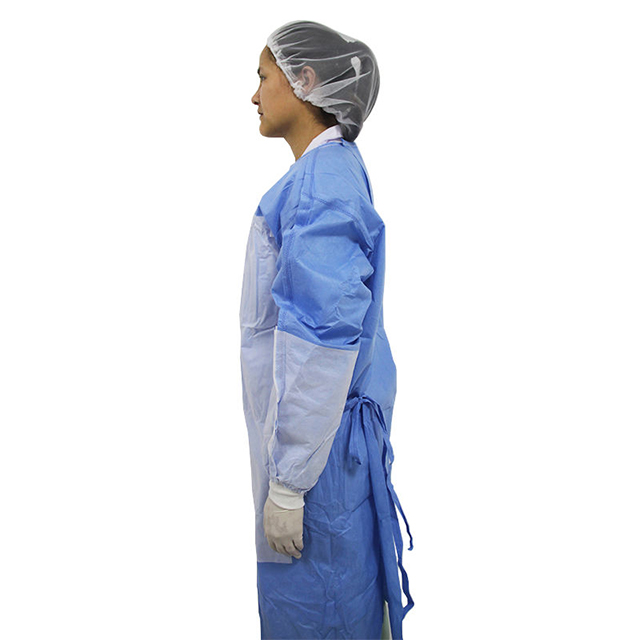 Blouse chirurgicale renforcée jetable médicale étanche SMS
