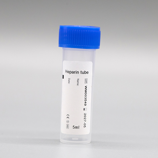 Tube à essai de prélèvement sanguin EDTA K2/K3, héparine de lithium sans vide