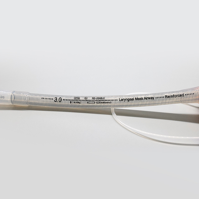 Masque laryngé réutilisable en silicone renforcé pour voies respiratoires