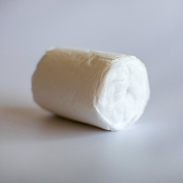 Rouleau de coton médical jetable pour le soin des plaies