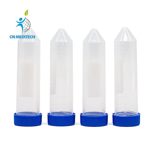 Tube à centrifuger jetable à fond conique de laboratoire PP 10ml 15ml 50ml