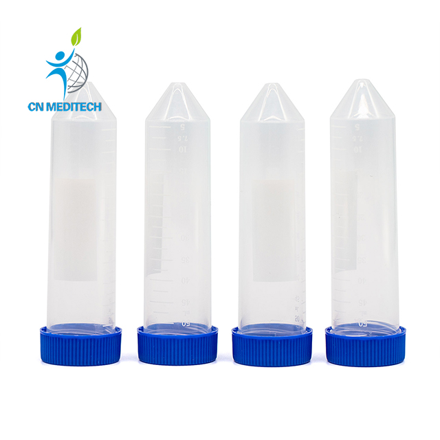 Tube à centrifuger jetable à fond conique de laboratoire PP 10ml 15ml 50ml