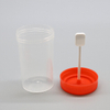 Tasse de collecte d'échantillons de selles en plastique jetable, 30ml 40ml 60ml