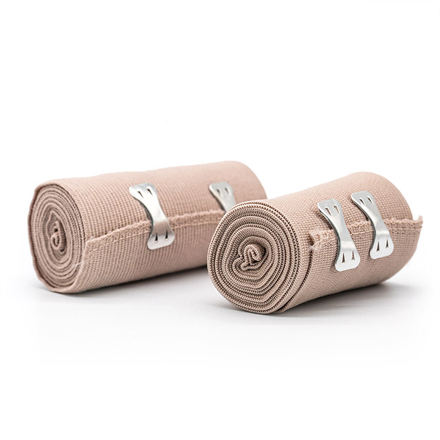 Enveloppement de bandage de compression élastique médical pour pansement