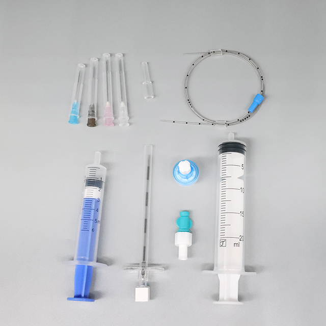 Kit combiné jetable Kit d'anesthésie péridurale stérile