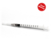 Seringue jetable Luer Slip de 1 ml avec aiguille de 27 g