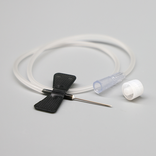 Luer Lock stérile jetable médical/luer Slip, ensemble de veines du cuir chevelu avec aiguille papillon